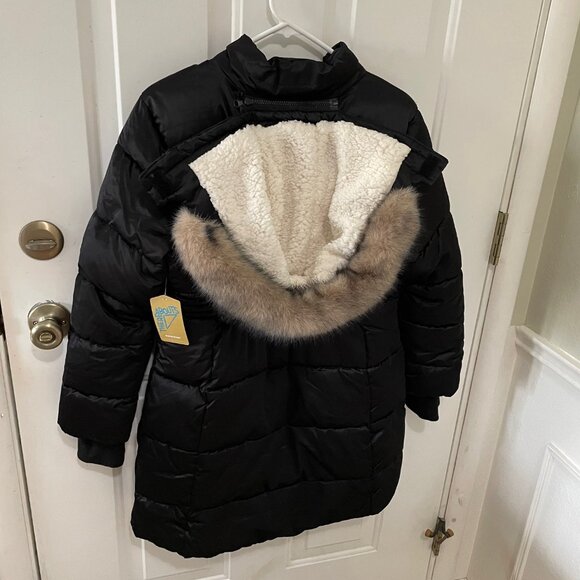 ThereAbouts Outerwear - Black Puffer Coat - Girls XL - NWT - Picture 4 of 12